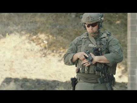 Safariland Model 7379 RDS 8325 ALS Holster for Glock 17 , 22 Gen 1-5 with SF X300 / M3 / TLR-1 / APL Flashlight ( RMR )-Dark Earth ( DE )