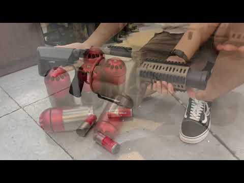 LDT MGL Grenade Launcher with Retractable Stock ( Black / DE )-Black