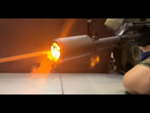 RGW SF Threaded Warden Tracer Unit with Flame Effect Unit 14mm CCW ( Black )