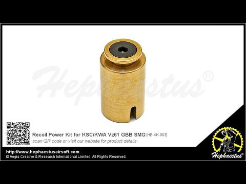 Hephaestus Recoil Power Kit for KSC / KWA Vz61 GBB SMG Series