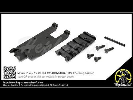 Hephaestus Mount Base for GHK / LCT AKS-74U / AKMSU Series