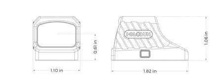 HOLOSUN SCS 320 Reflex Green Dot Sight ( 2 MOA Dot & 32 MOA Circle )