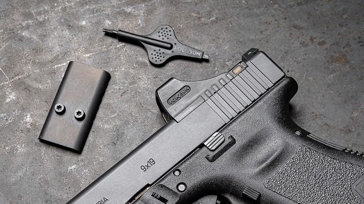 HOLOSUN SCS-M-GR Solar Open Reflex Green Dot Sight ( MOS Compatible )