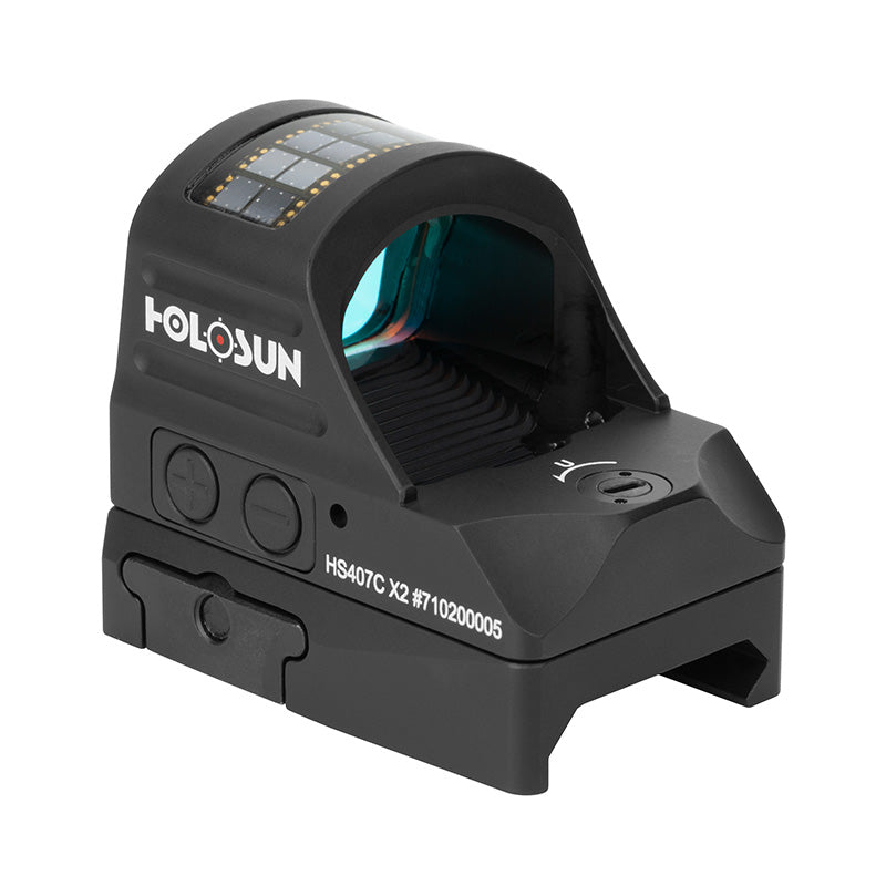 HOLOSUN HS407C X2 Reflex Red Dot 2 MOA Sight ( Black )