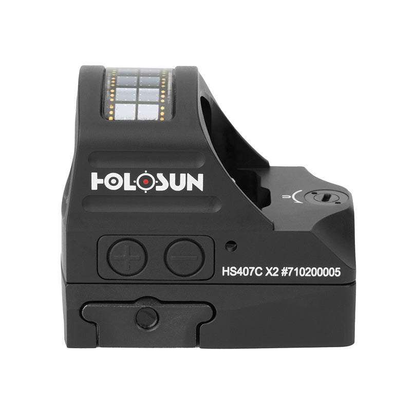 HOLOSUN HS407C X2 Reflex Red Dot 2 MOA Sight ( Black )
