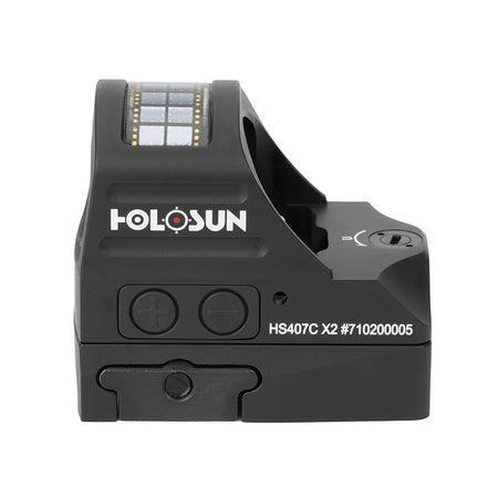 HOLOSUN HS407C X2 Reflex Red Dot 2 MOA Sight ( Black )