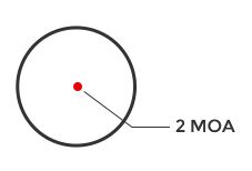 HOLOSUN HS407C X2 Reflex Red Dot 2 MOA Sight ( Black )