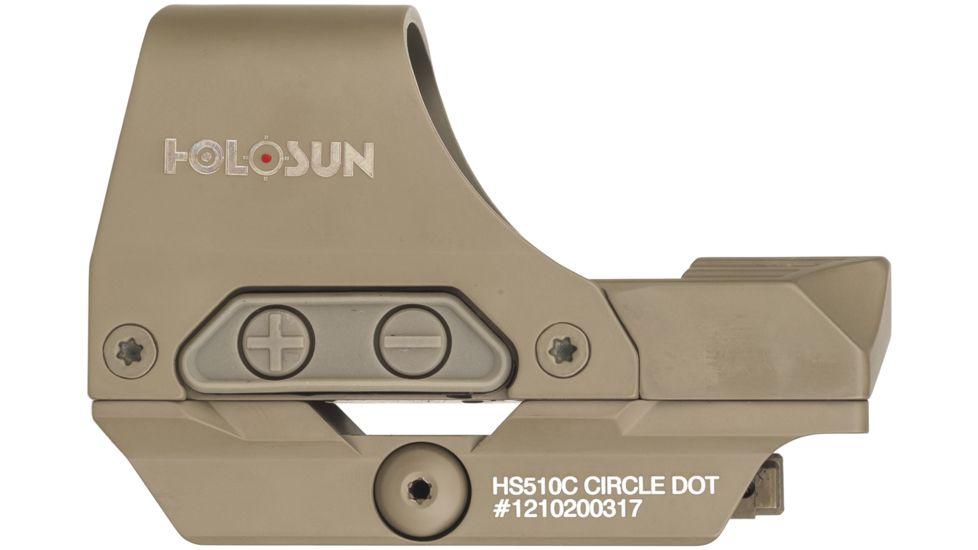 HOLOSUN HS510C FDE Circle Dot & Solar ( Red Dot Sight )