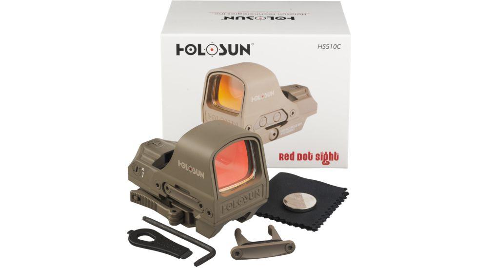 HOLOSUN HS510C FDE Circle Dot & Solar ( Red Dot Sight )
