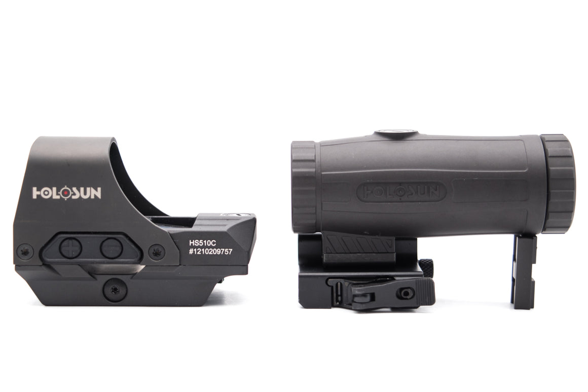 HOLOSUN HS510C Reflex Circle Dot Sight With HM3X ( 3X Magnifier )