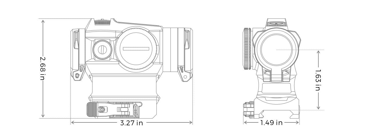 HOLOSUN HS515GM MOA Circle Dot Sight ( Black )