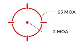 HOLOSUN HS515GM MOA Circle Dot Sight ( Black )