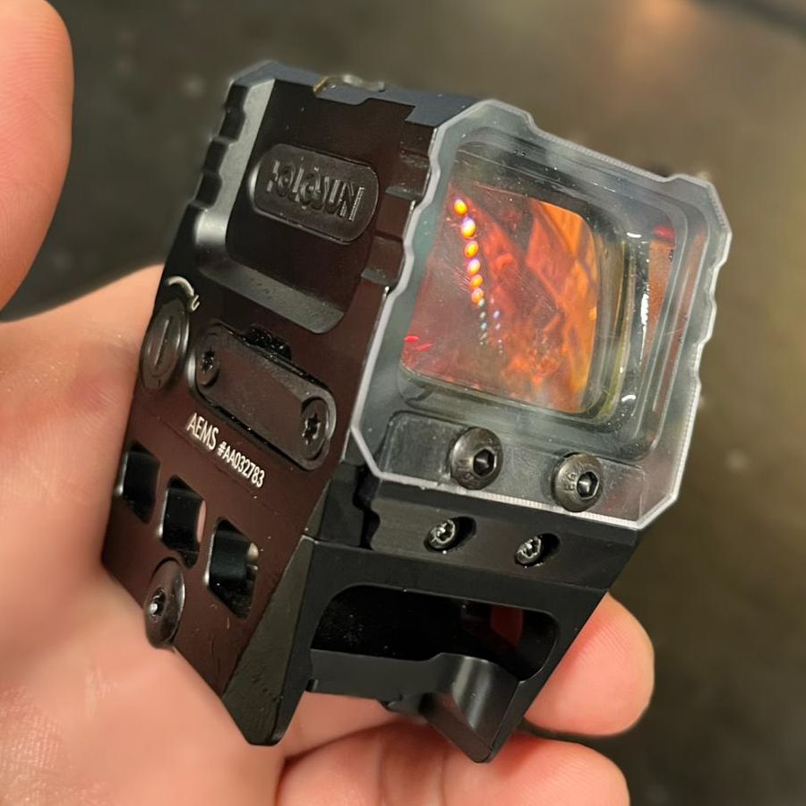 Hugger CNC BB's Proof Lens Protector For Holosun AEMS Optic Series