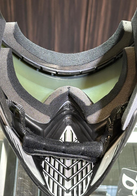 FMA F5 Professional Storm Goggle Mask ( Tactical Paintball Full Face Mask Double Layers Lens )-Black Body/Black Lens