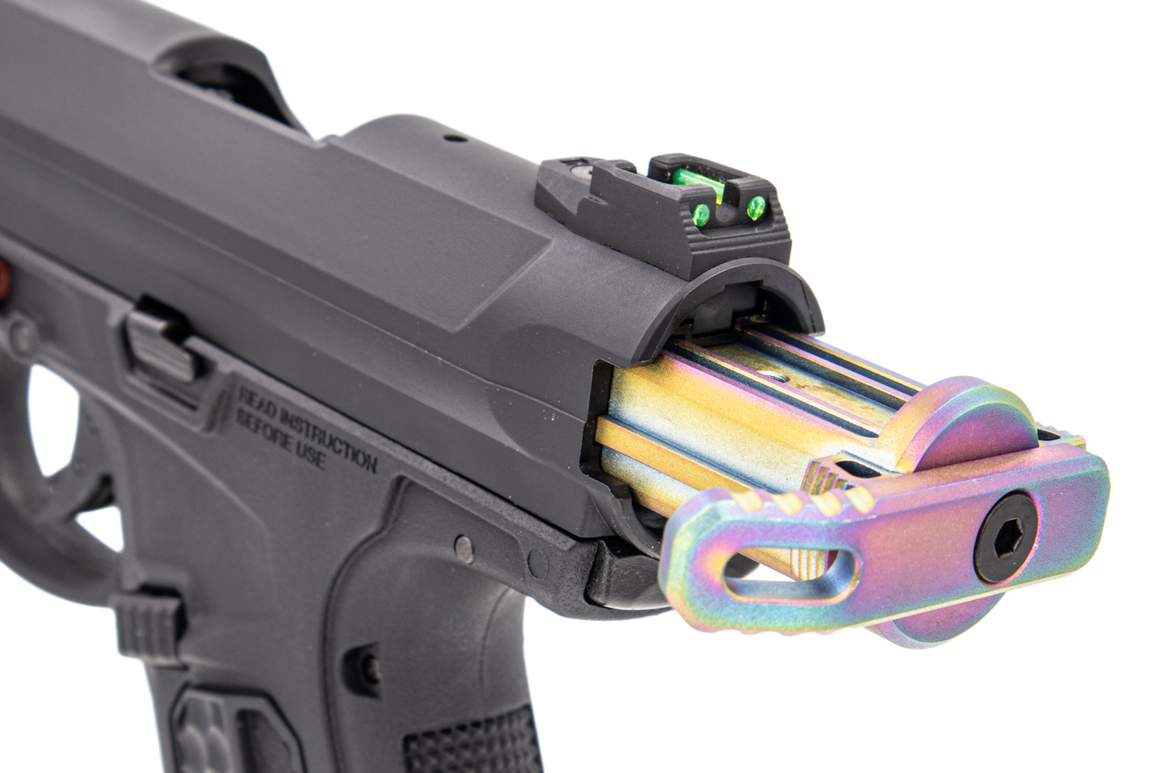 C&C AAP01 7075 Infinity Lightweight Blowback Unit BBU with Charge Handle for AAP01 GBB Pistol ( AAP-01 )-Red