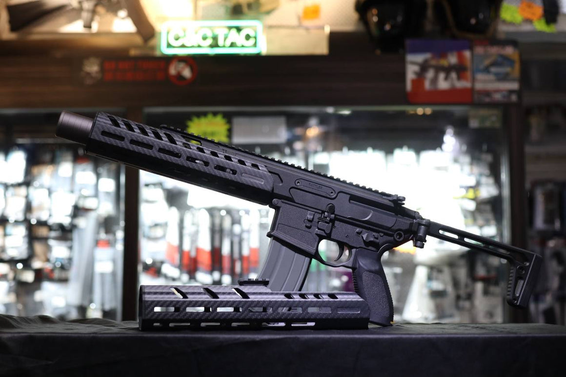 Artisan 10" Carbon Fiber Virtus Handguard Rail Set For SIG AIR / VFC MCX AEG / APFG MC Style GBB