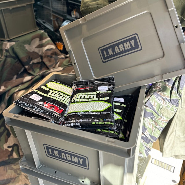 J.K.ARMY Storage Box with Lid 21.5L ( Olive Drab OD )