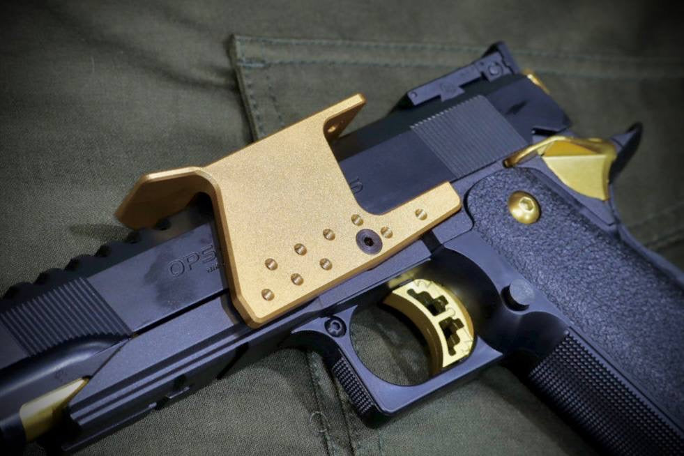 Revanchist Fast Mounting Optic Mount V2 For Hi-Capa GBB Pistol Series ( Red Dot RTS2, SCRD-35, SRO, RMR etc. )-Purple