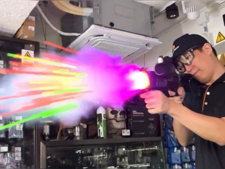 Acetech Volcano Tracer 40mm Grenade Launcher ( with RGB Color Flame Effect ) ( w/ Built-In Rechargeable Tracer Unit )
