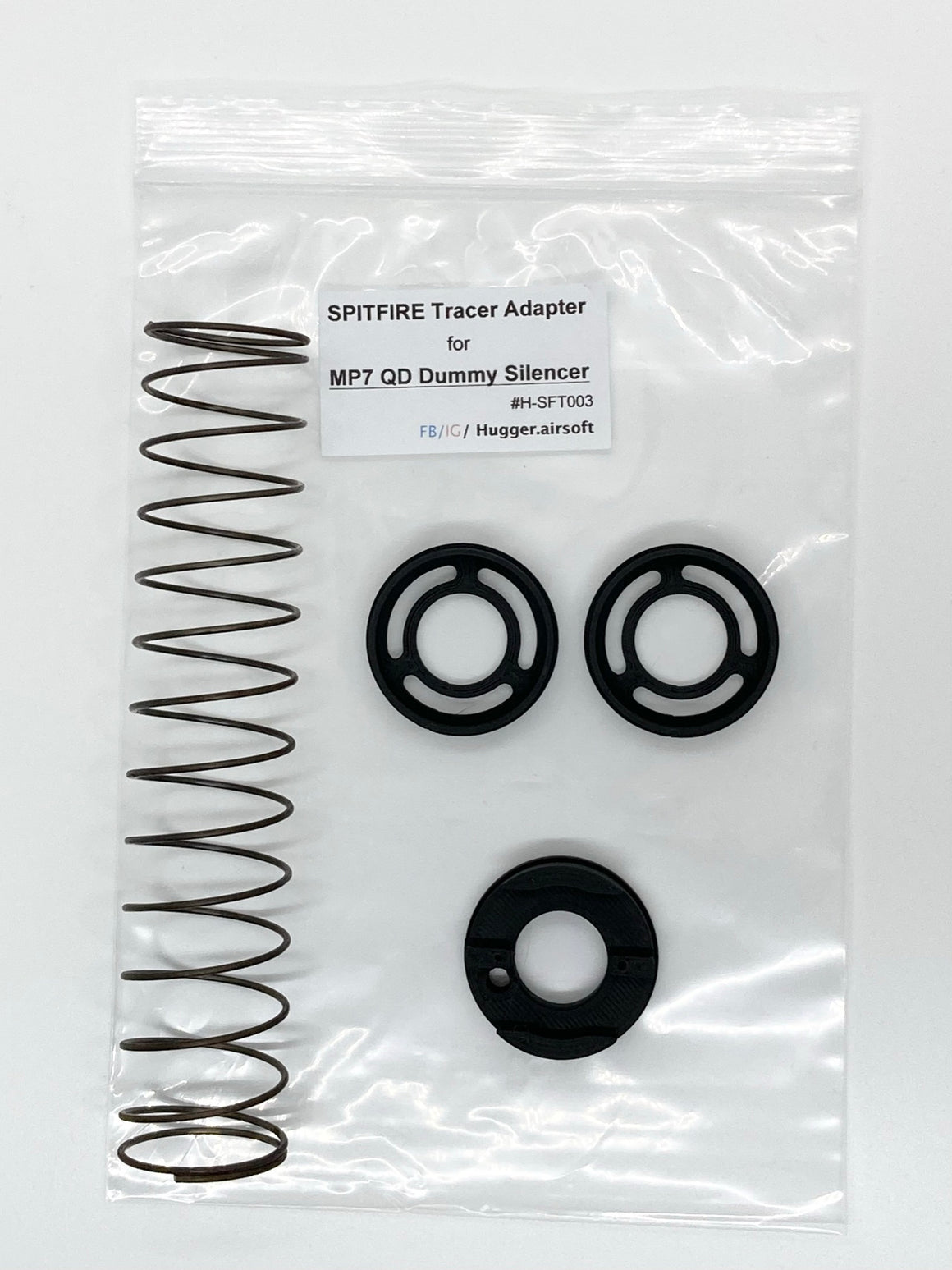 Hugger Spitfire Tracer Unit Adopter for MP7 / MP9 / G&P M11 / 5KU AK PBS-1 Dummy Suppressors Dummy-5KU AK PBS-1