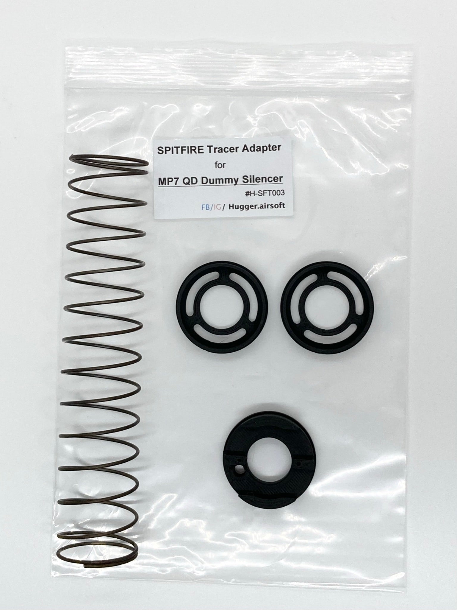 Hugger Spitfire Tracer Unit Adopter for MP7 / MP9 / G&P M11 / 5KU AK PBS-1 Dummy Suppressors Dummy-5KU AK PBS-1