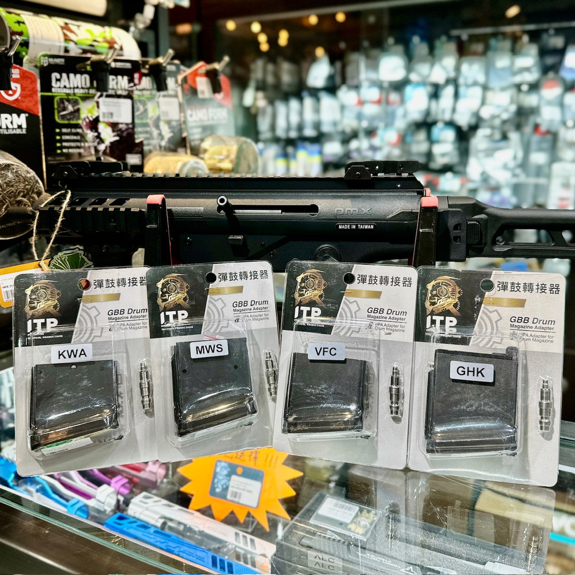 ITP Drum Magazine Adapter M4 AR System For TM MWS / VFC / GHK / KWA GBBR-KWA
