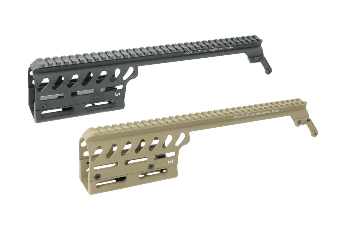 ITP Full Length M-LOK Handguard For Marui TM SAIGA 12 SBS GBB Shotgun-FDE