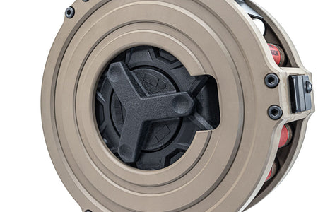 ITP SAIGA 12K Shotgun Drum Magazine Kit For Marui TM SAIGA-12 GBB Series-Black