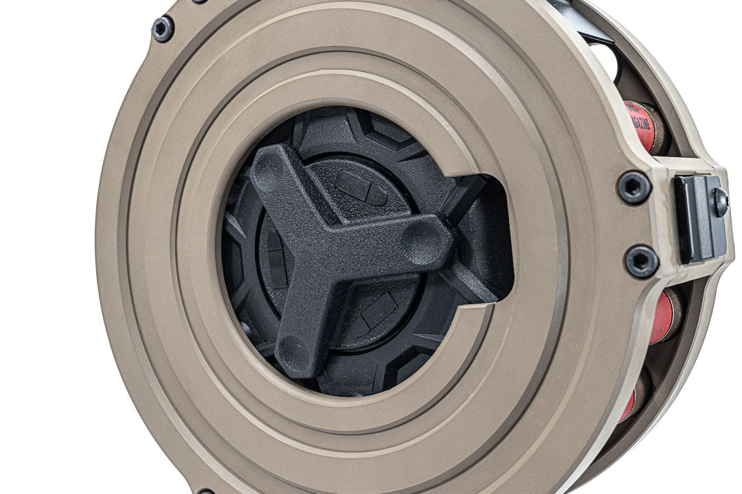 ITP SAIGA 12K Shotgun Drum Magazine Kit For Marui TM SAIGA-12 GBB Series-Black