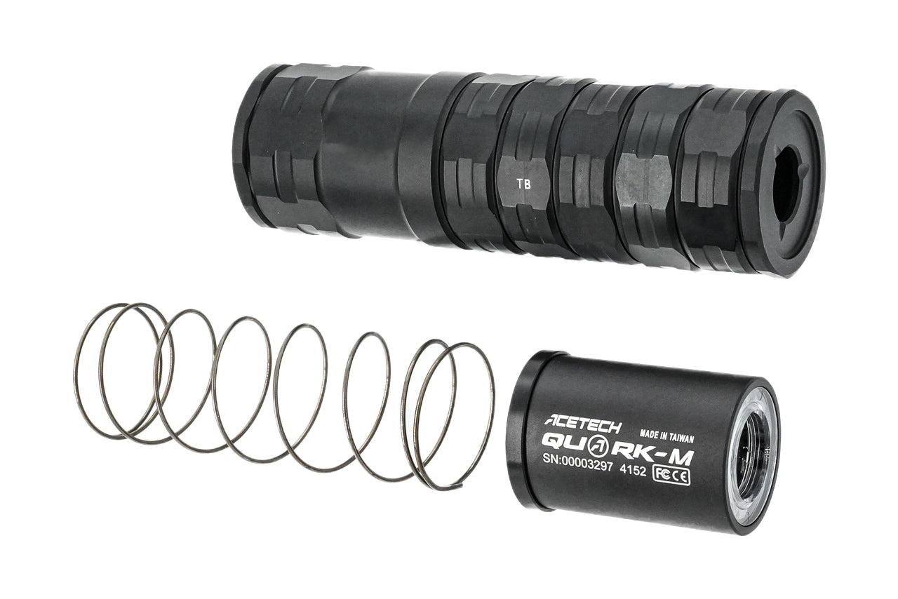 ITP Modular Airsoft Tracer M23 Barrel Extension With Acetech Quark M Shotgun Tracer Unit For Marui TM SAIGA 12 GBB Shotgun Series