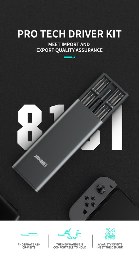 25 In 1 Mini Multi Functional Repair Tool Screwdriver Set ( JAKEMY JM-8181 )