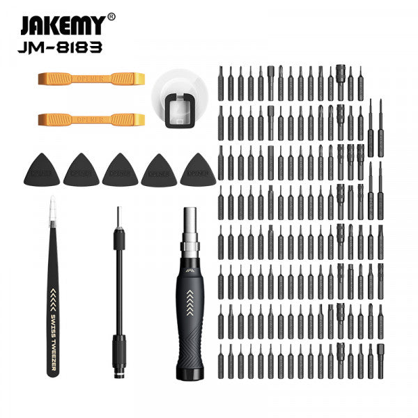 145 In 1 Professional Multi Functional Repair Tool Screwdriver Set ( JAKEMY JM-8183 )