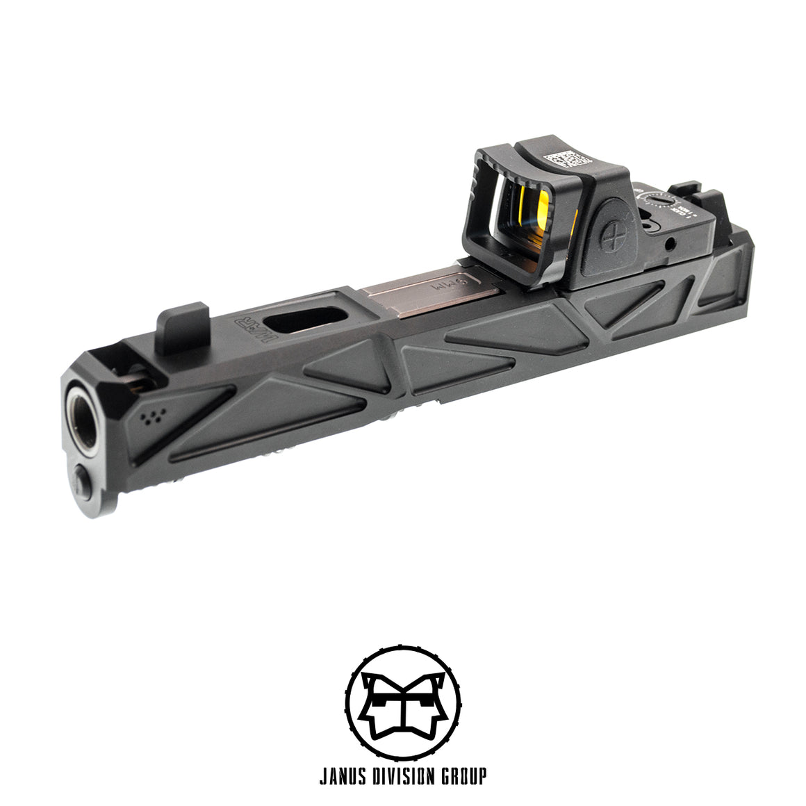JDG WAR Afterburner RMR Slide Set for UMAREX Glock 19 Gen3 Airsoft Pistol  ( Licensed by WAR ) ( Black Slide )-Bronze