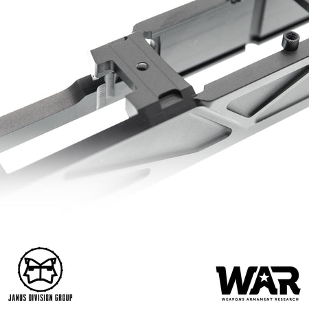 JDG WAR Afterburner RMR Slide Set for UMAREX Glock 19 Gen3 Airsoft Pistol  ( Licensed by WAR ) ( Black Slide )-Bronze