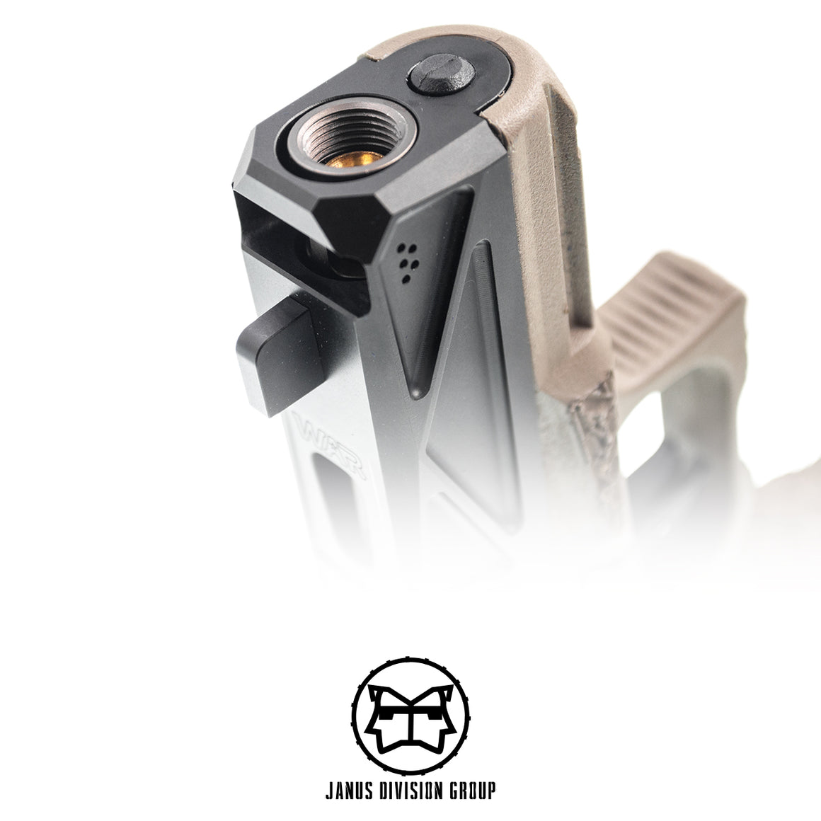 JDG WAR Afterburner RMR Slide Set for UMAREX Glock 19 Gen3 Airsoft Pistol  ( Licensed by WAR ) ( Black Slide )-Bronze