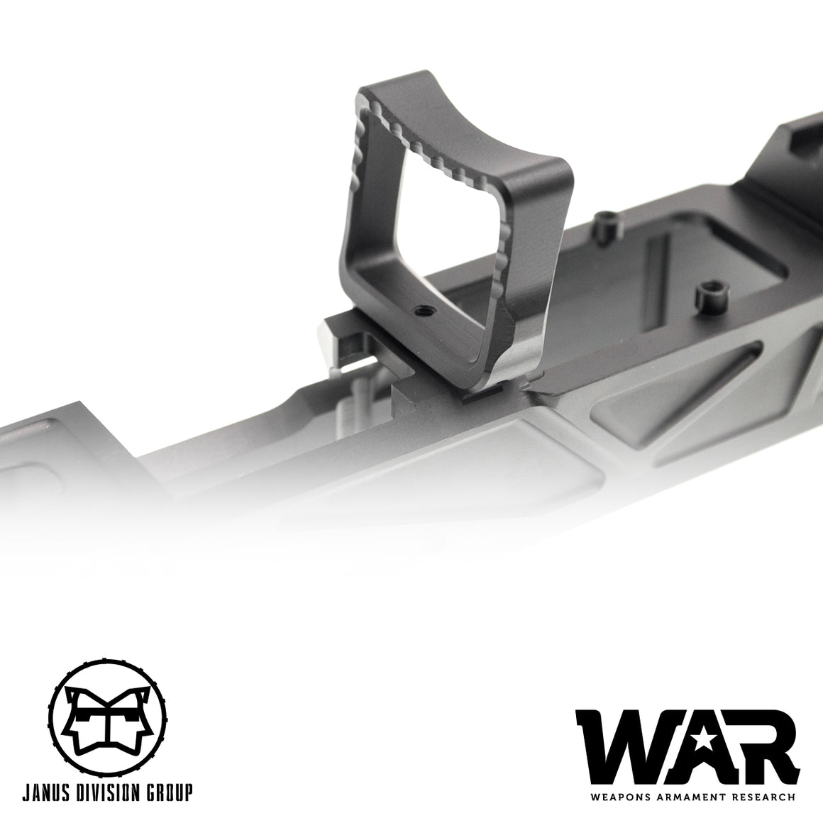 JDG WAR Afterburner RMR Slide Set for UMAREX Glock 19 Gen3 Airsoft Pistol  ( Licensed by WAR ) ( Black Slide )-Bronze