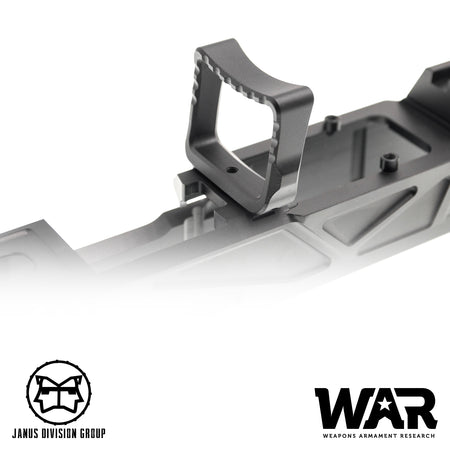 JDG WAR Afterburner RMR Slide Set for UMAREX Glock 19 Gen3 Airsoft Pistol  ( Licensed by WAR ) ( Black Slide )-Bronze