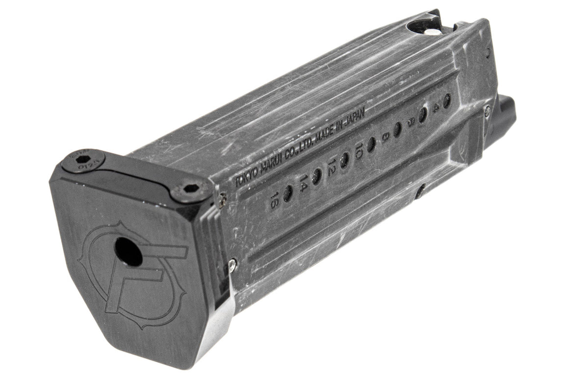 JDG Floyds Licensed Mag Base Plate for Marui TM M&P GBBP ( Hole Type Dummy Style )-Grey