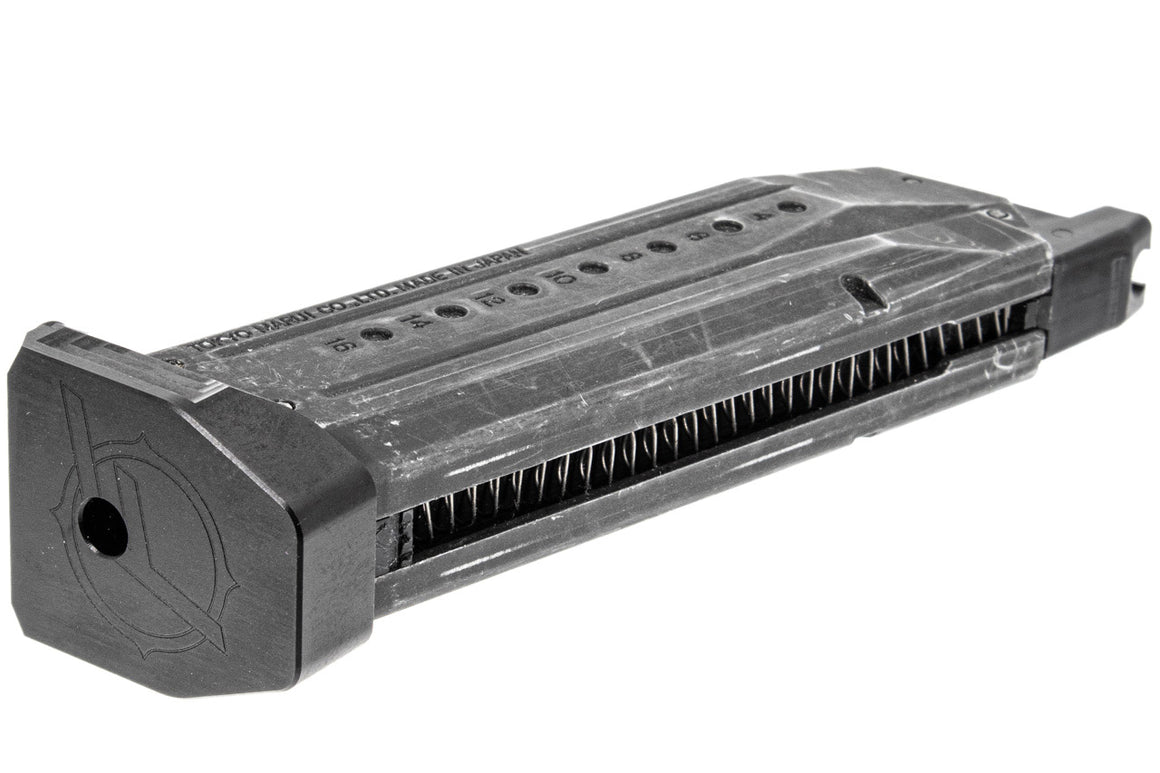 JDG Floyds Licensed Mag Base Plate for Marui TM M&P GBBP ( Hole Type Dummy Style )-Grey