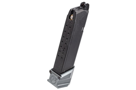 JDG Floyds Licensed Magazine Extension Pad For Marui TM G17 Gen5 G Model ( Functional // +Gas +BBs Rds )-Red