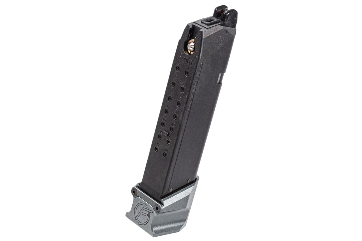 JDG Floyds Licensed Magazine Extension Pad For Marui TM G17 Gen5 G Model ( Functional // +Gas +BBs Rds )-Red