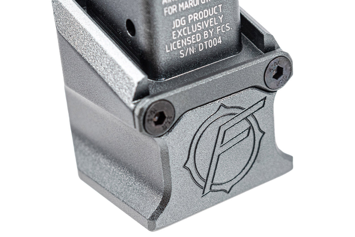 JDG Floyds Licensed Magazine Extension Pad For Marui TM G17 Gen5 G Model ( Functional // +Gas +BBs Rds )-Red