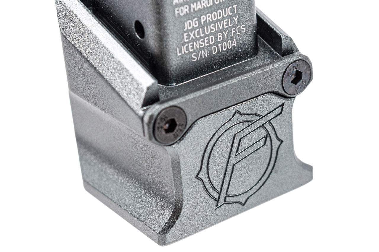 JDG Floyds Licensed Magazine Extension Pad For Marui TM G17 Gen5 G Model ( Functional // +Gas +BBs Rds )-Red