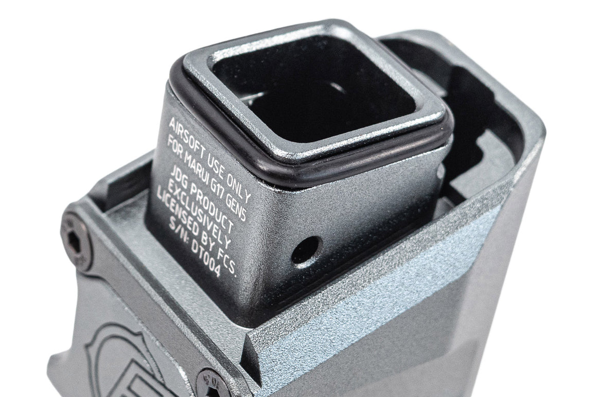 JDG Floyds Licensed Magazine Extension Pad For Marui TM G17 Gen5 G Model ( Functional // +Gas +BBs Rds )-Red