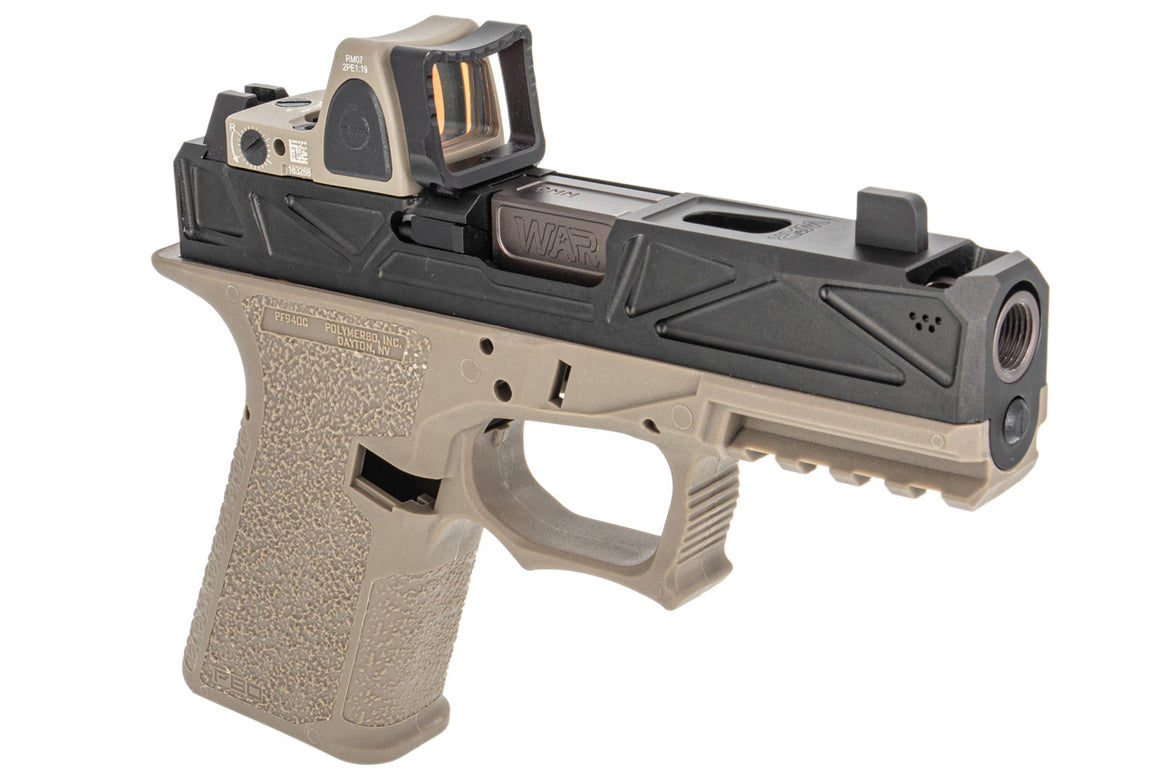 JDG Polymer80 Licensed P80 PF940C Compact Airsoft Frame for UMAREX / VFC Glock 19 Gen3 / TM 19 Gen3 GBBP Series ( G19 Gen 3 )-#UMX19G3 ( UMAREX / VFC )-Cobalt Gray