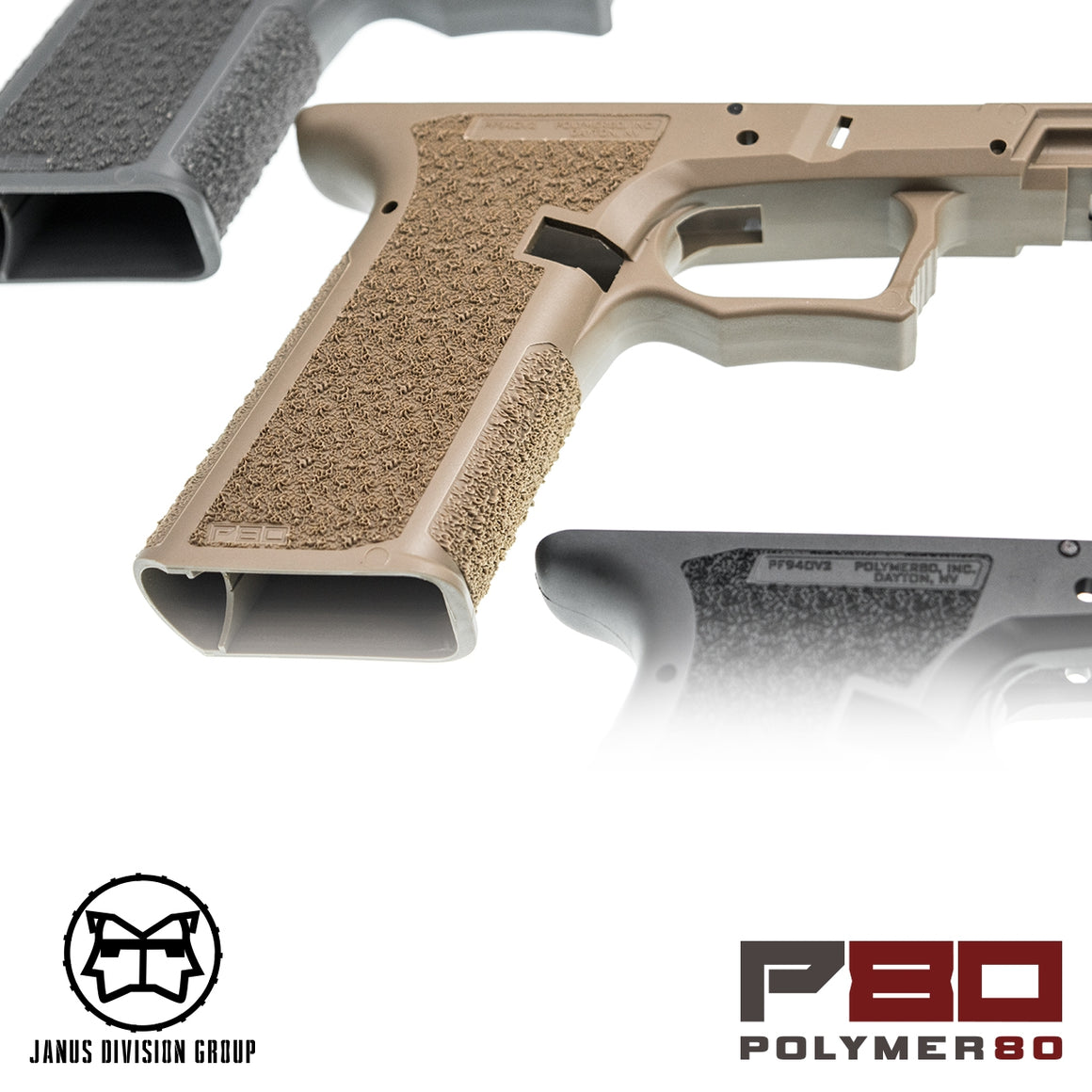 JDG Polymer80 Licensed P80 PF940V2 Airsoft Frame For G Model 17 Gen3 ( TM / WE ) ( G17 GEN3 )