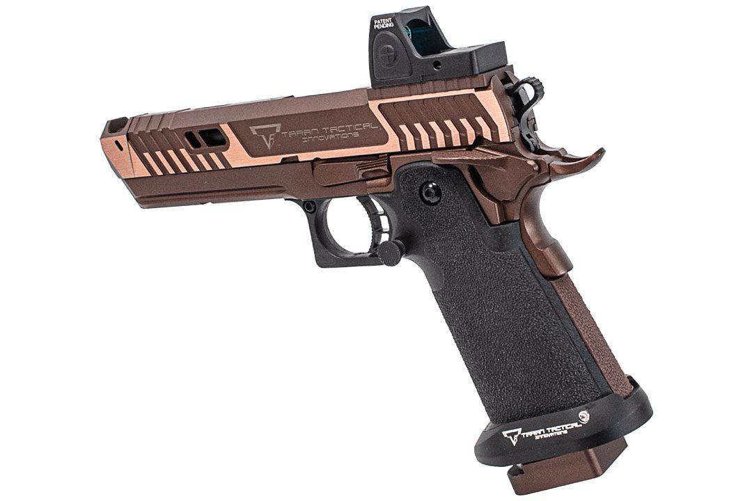 EMG TTI Licensed JW4 Sand Viper Hi-Capa GBB Pistol Airsoft With SOTAC Metal RMR Optic ( JKTG Custom Made )
