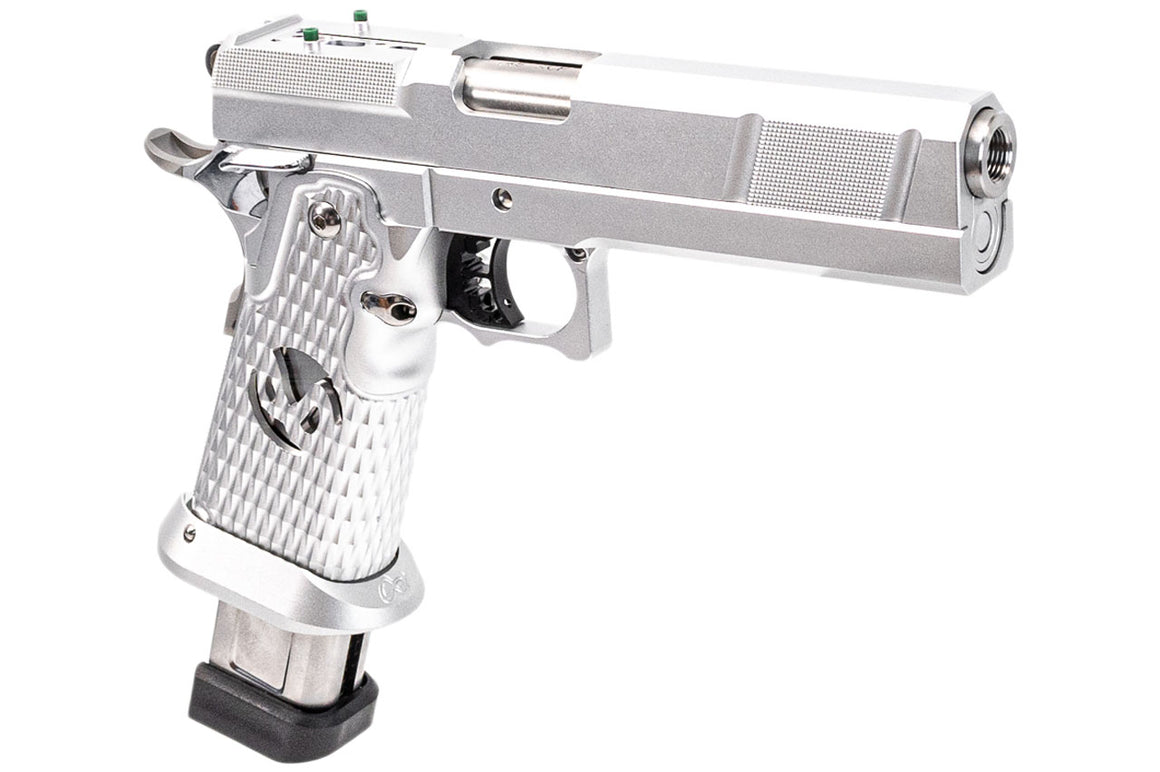 Dream Capa & SAVIA Optic Ready Silver Hi-Capa GBB Pistol Airsoft ( JKTG Custom Made )