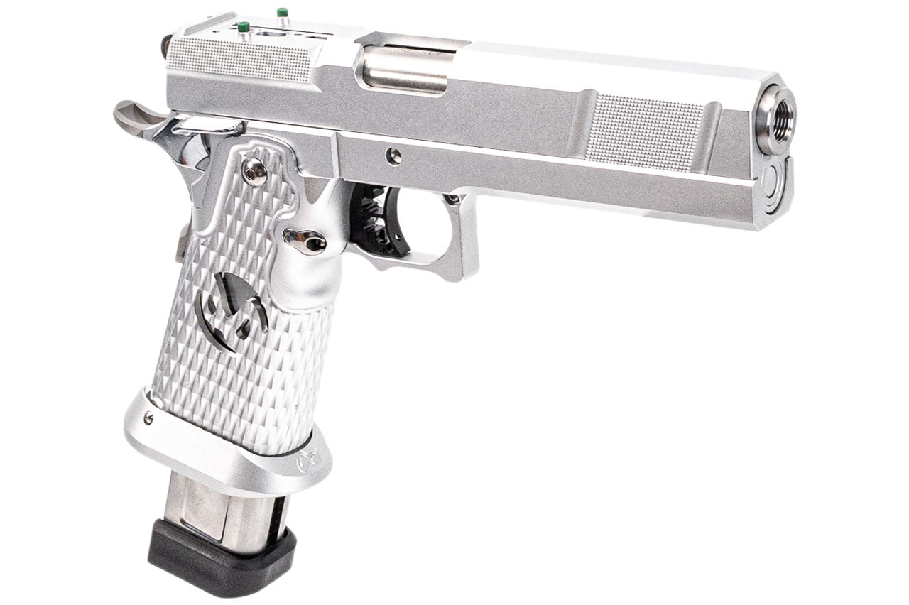 Dream Capa & SAVIA Optic Ready Silver Hi-Capa GBB Pistol Airsoft ( JKTG Custom Made )