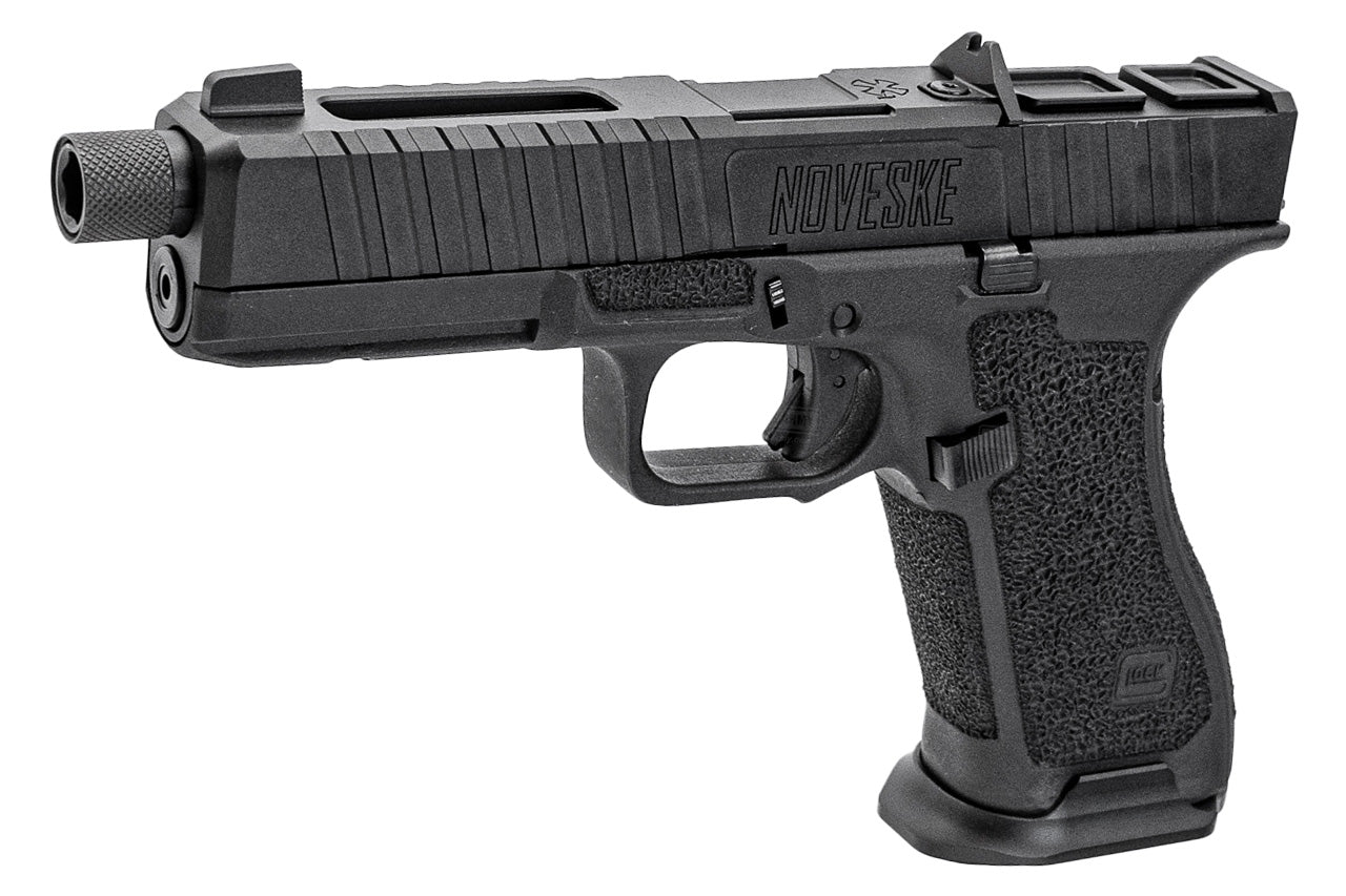 EMG Noveske DM Glock 17 Gen5 MOS GBB Pistol Airsoft with SCORPIP Stippled Grip ( JKTG Custom Made )